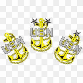Us Navy Chief Anchors, HD Png Download - navy logo png