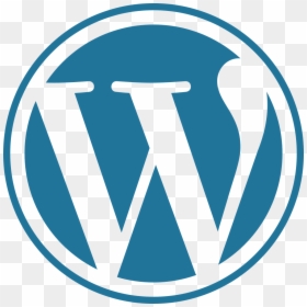 Wordpress Logo Blue, HD Png Download - wordpress logo png