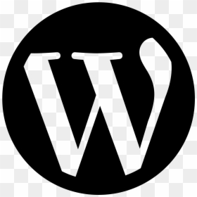 Wordpress Logo Png Black, Transparent Png - wordpress logo png