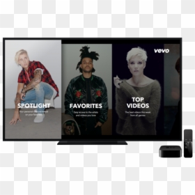 Vevo Apple Tv, HD Png Download - vevo logo png