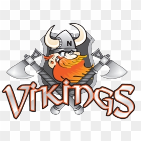 Vikings Cartoon Logo, HD Png Download - vikings logo png