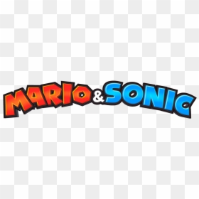 Mario And Sonic Logo, HD Png Download - sonic logo png