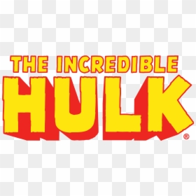 Incredible Hulk Comic Logo, HD Png Download - hulk logo png