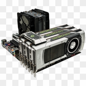 Sli Bridge, HD Png Download - nvidia logo png