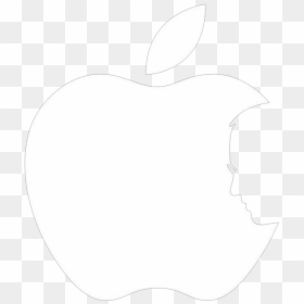 white apple logo transparent background