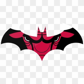 Batman Chicago Bulls Logo, HD Png Download - chicago bulls logo png