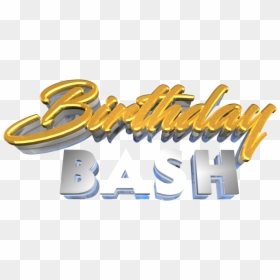 Transparent Birthday Bash Png, Png Download - birthday logo png