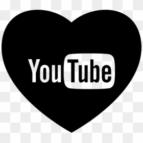Youtube Logo Black, HD Png Download - social media logo png