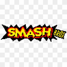 Smash Bros Logo Pixel Art, HD Png Download - smash bros logo png