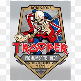 Trooper Iron Maiden Logo, HD Png Download - iron maiden logo png
