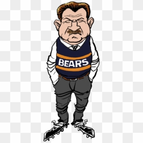 Chicago Bears Logo Cartoon, HD Png Download - chicago bears logo png