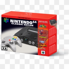 Nintendo 64 Classic Edition, HD Png Download - nintendo 64 logo png