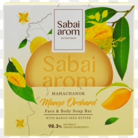 Sabai-arom Mango Orchard Face And Body Soap - Bar Soap, HD Png Download - soap bar png