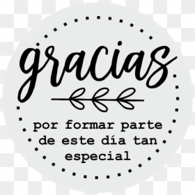 Sellos Para Boda Gracias Ii Mintha Estudio - Circle, HD Png Download - sellos png