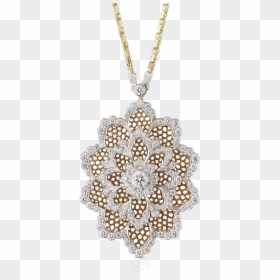Buccellati - Pendants - Almond Pendant - High Jewelry - Buccellati Pendant, HD Png Download - bling chain png