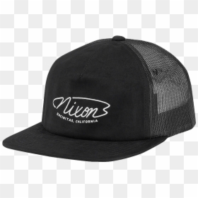 Vans Trucker Hat Black, HD Png Download - nixon logo png
