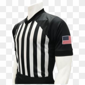 Smitty Official"s Apparel Ncaa Men"s Basketball Referee - Ncaa Basketball Officials Shirt, HD Png Download - american flag border png