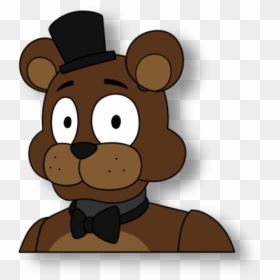 Freddy Fazbear Fnaf By Richy Miner - Cartoon, HD Png Download - freddy head png