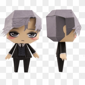 Jumin Han Chibi Doll - Jumin Han Papercraft, HD Png Download - mystic messenger png