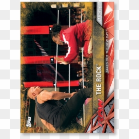 The Rock 2017 Wwe Road To Wrestlemania Base Cards Poster - Mechanic, HD Png Download - wwe new day png
