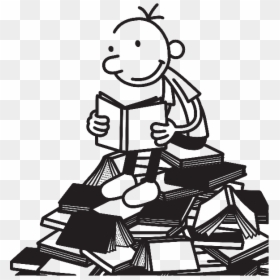 Greg Heffley Reading A Book, HD Png Download - greg heffley png