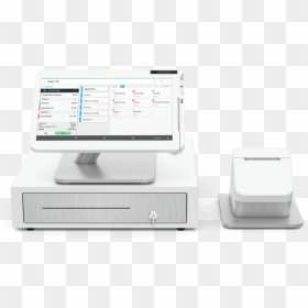 Clover Station Pos System With Cashdrawer By The Tcp - Clover Station Full Service Restaurant, HD Png Download - white clover png