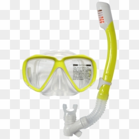 Kid"s Dive Mask & Dry Snorkel Set - Diving Mask, HD Png Download - scuba mask png