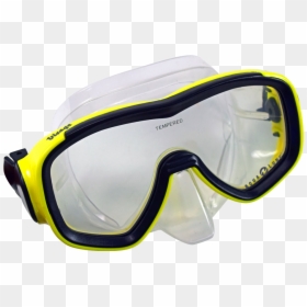 Visage Yellow - Diving Mask, HD Png Download - scuba mask png