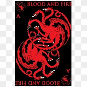 House Targaryen And Velaryon, HD Png Download - house targaryen png