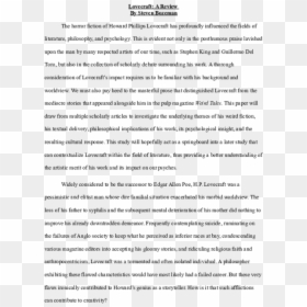 Essay, HD Png Download - lovecraft png