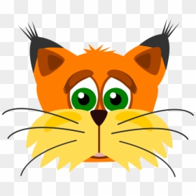 Free Cartoon Lynx Face Clip Art - Lynx Clipart, HD Png Download - rage comic faces png