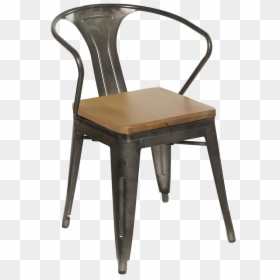 Outdoor Galvanised Steel Chair, HD Png Download - metal chair png