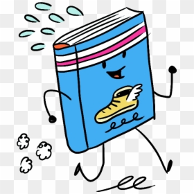 Running Book Cartoon - Td Summer Reading Club Logo 2019, HD Png Download - reading book png