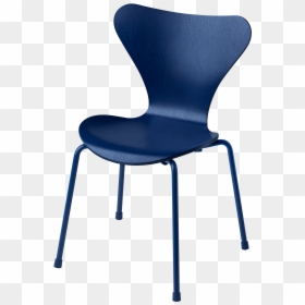 Series 7 Childrens Chair Ai Blue - Syver Stol Læder, HD Png Download - metal chair png