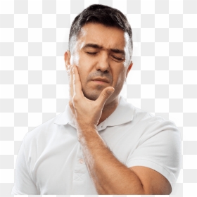 Man Holding Jaw In Pain - Dentistry, HD Png Download - human teeth png