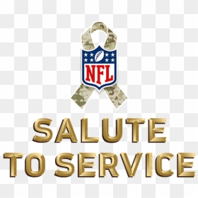 Nfl Salute To Service Logo, HD Png Download - soldier salute png