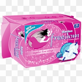 Savlon Freedom Sanitary Napkin, HD Png Download - wings of freedom png