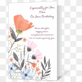 An Especially Happy Birthday - Floral Design, HD Png Download - happy birthday mom png