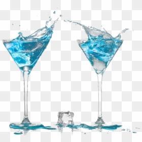 Blue Cocktail Png, Transparent Png - blue drink png
