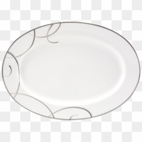 Elegant Swirl Oval Platter 14-1/4" - Serving Tray, HD Png Download - swirl line design png