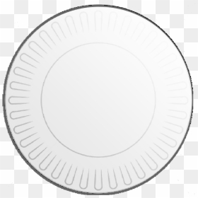Elegant Swirl Rim Soup/pasta 9-1/2" - Circle, HD Png Download - swirl line design png