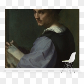 Andrea Del Sarto, HD Png Download - man sitting in chair png