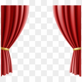 Red Stage Curtains Png Banner Freeuse Library - Movie Theater Curtains Clipart, Transparent Png - red stage curtains png