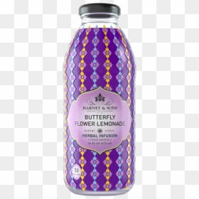 Butterfly Flower Lemonade Iced Tea - Harney & Sons Butterfly Lemonade, HD Png Download - glass of lemonade png