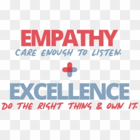 Empathy & Excellence Poster - Graphic Design, HD Png Download - empathy png