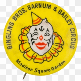 Ringling Brothers Barnum And Bailey Circus Event Button, HD Png Download - madison square garden png
