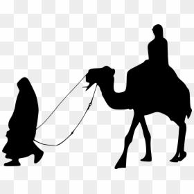 Arabian Camel, HD Png Download - camel silhouette png