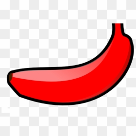 Red Banana Clip Art At Clkercom Vector Clip Art Online, HD Png Download - banana clip art png