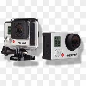 Gopro Hero3 Plus Black Review - Gopro Hero3+ Silver, HD Png Download - gopro hero 4 png