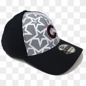 Men"s Chicago Cubs New Era White/navy Stars & Stripes - Baseball Cap, HD Png Download - cubs hat png
